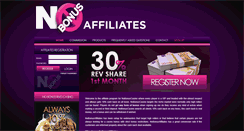 Desktop Screenshot of nobonusaffiliates.com